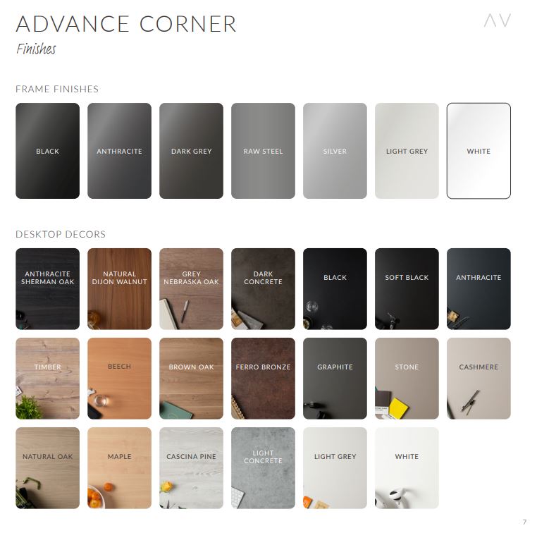 Advance Corner Height-Adjustable Desk