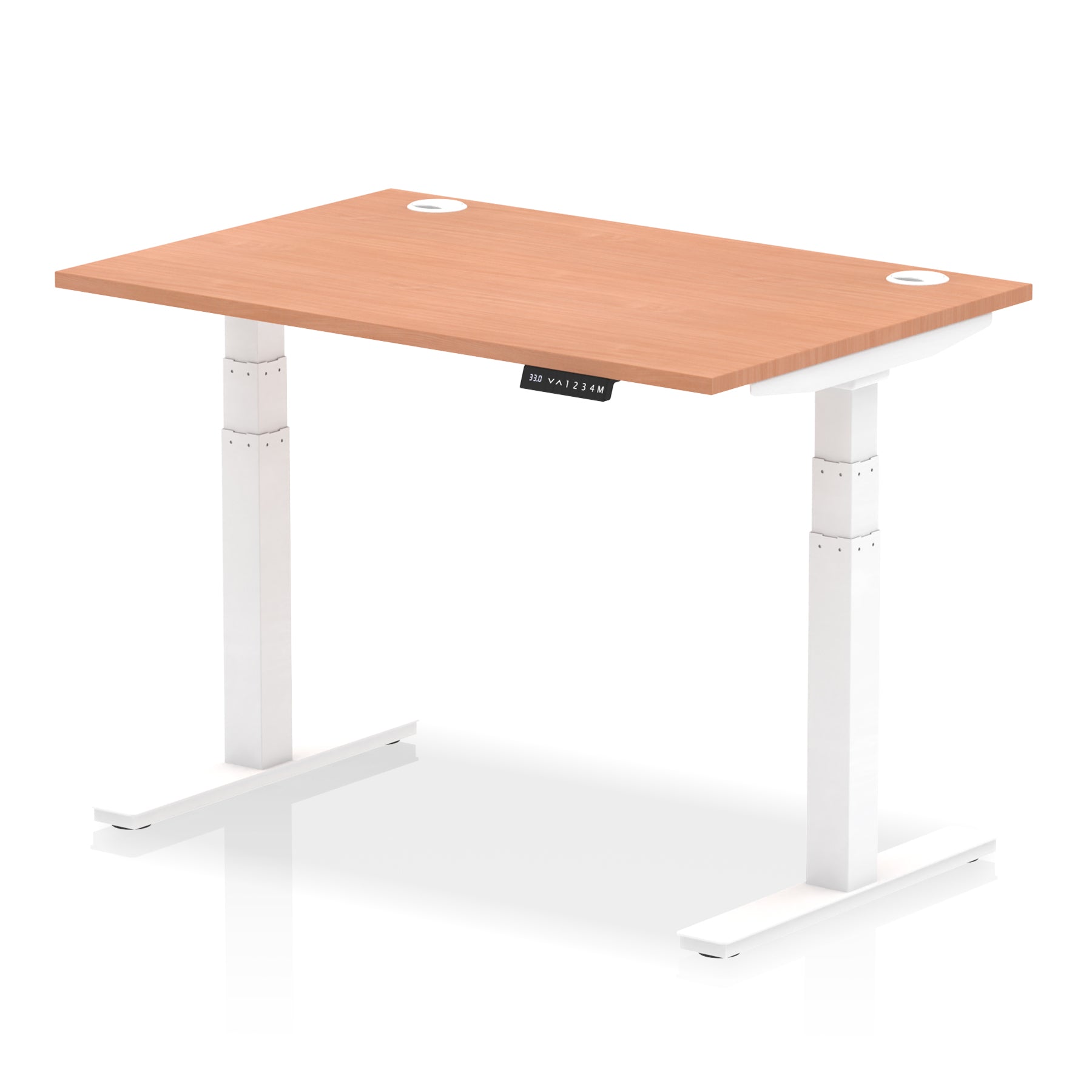 Air Height Adjustable Desk With Cable Ports