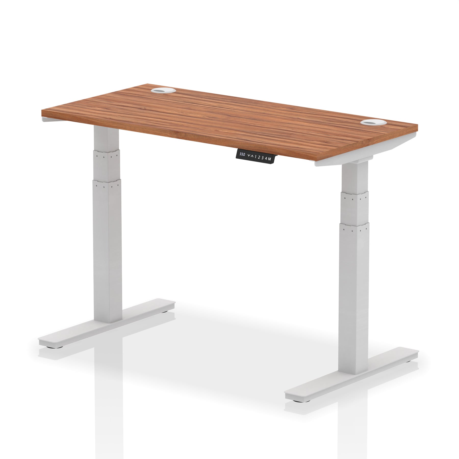 Air Height-Adjustable Slimline Desk With Cable Ports