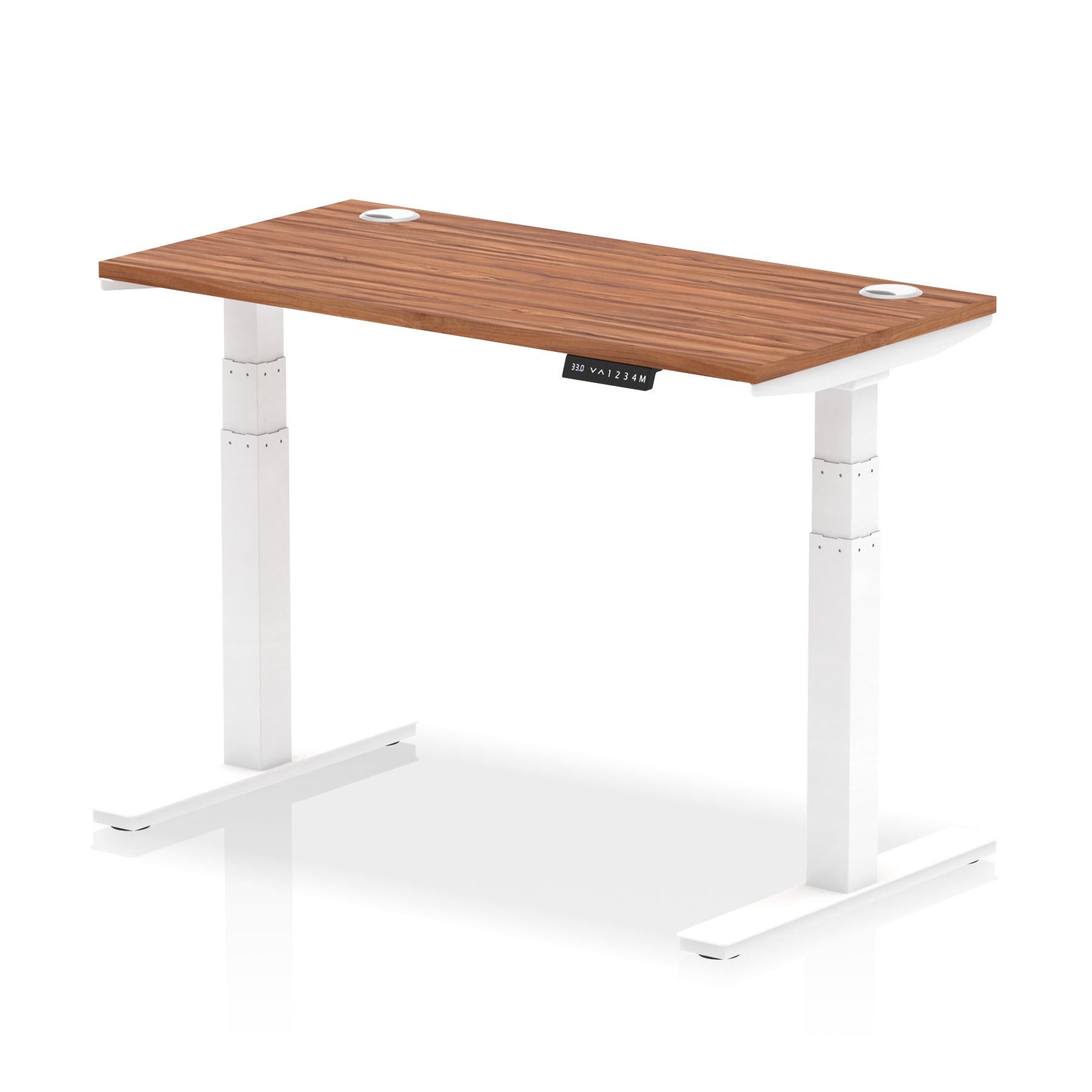 Air Height-Adjustable Slimline Desk With Cable Ports