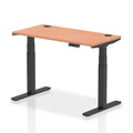 Air Height-Adjustable Slimline Desk With Cable Ports