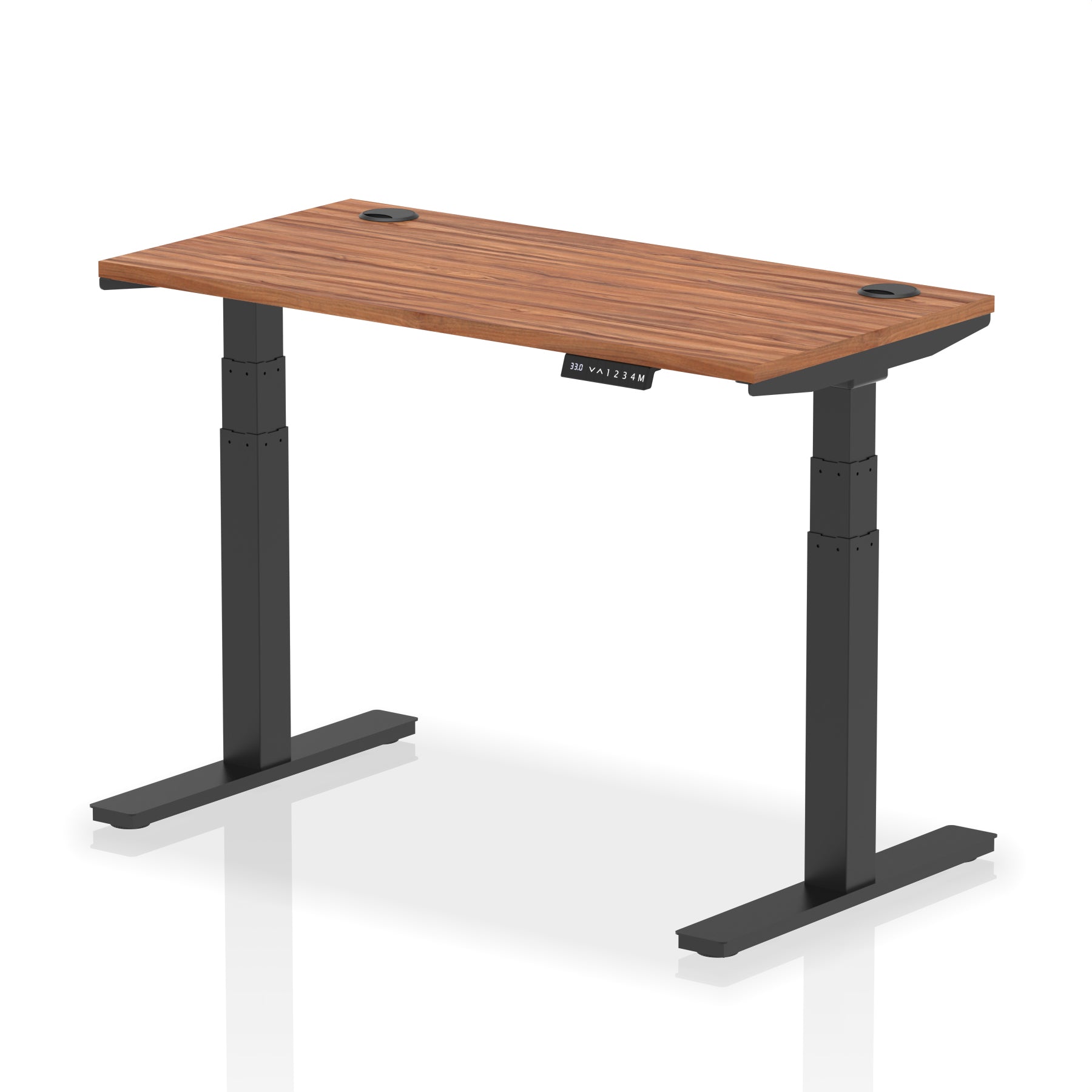 Air Height-Adjustable Slimline Desk With Cable Ports